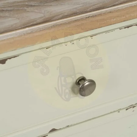 Mesita beige en madera de abeto y DM con cajón 45x35x65cm - Ixia - 610592IX - foto-secundaria-6