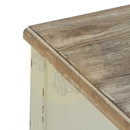 Cómoda beige en madera de abeto y DM con patas de 13cm 90x42x85cm - Ixia - 610593IX - foto-secundaria-2