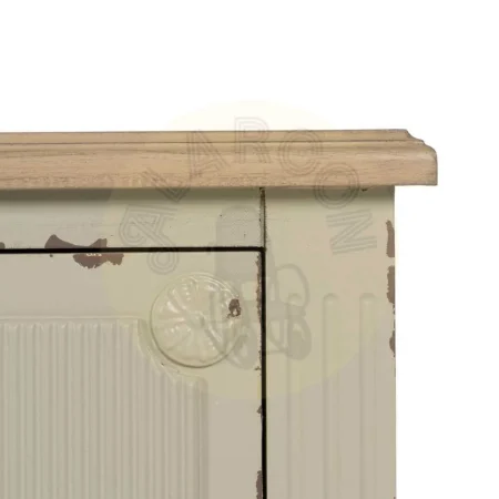 Cómoda crema en madera de abeto y DM 80x38x73cm - Ixia - 610597IX - foto-secundaria-3