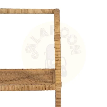 Set de 3 estanterías en ratán natural para salón 30x30x109cm - Ixia - 610673IX - foto-secundaria-4