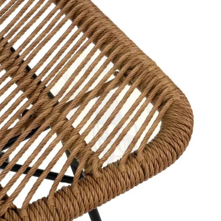 Silla natural en polietileno y acero para salón no apilable 47x57x85.50cm - Ixia - 611271IX - foto-secundaria-6