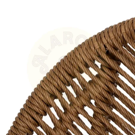 Silla natural de polietileno y acero para salón y exterior 53.50x61x85cm - Ixia - 611272IX - foto-secundaria-5