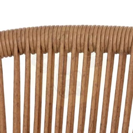 Silla natural de polietileno y acero para salón 57x58x81cm - Ixia - 611273IX - foto-secundaria-6