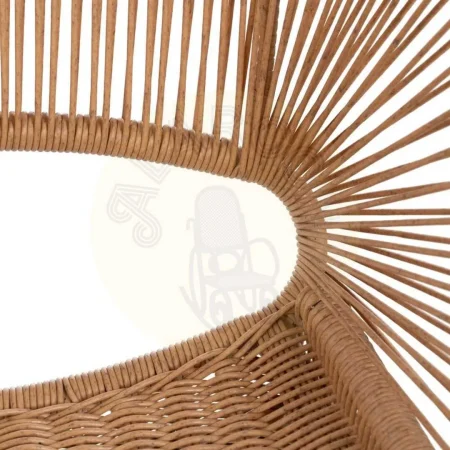 Silla natural de polietileno y acero para salón 57x58x81cm - Ixia - 611273IX - foto-secundaria-9