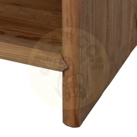 Armario natural de madera de pino reciclada con puertas y hueco 100x45x130cm - Ixia - 611312IX - foto-secundaria-8