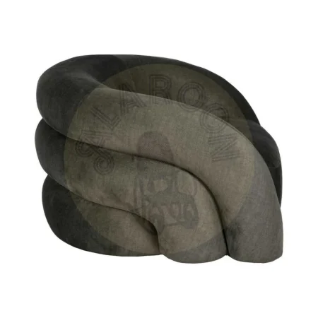 Sillón tapizado en tejido verde para salón con estructura de madera contrachapada y foam densidad 25kg 100x84x58cm - Ixia - 611325IX - foto-secundaria-1