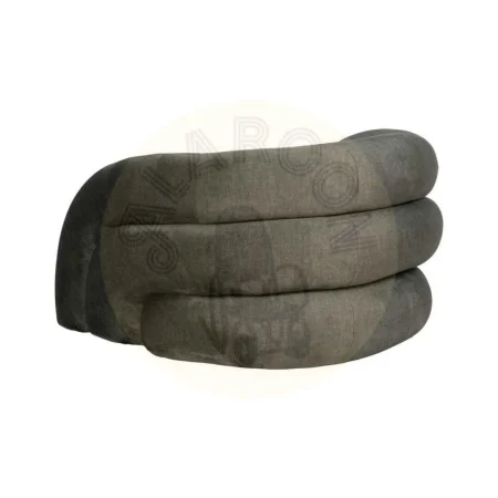 Sillón tapizado en tejido verde para salón con estructura de madera contrachapada y foam densidad 25kg 100x84x58cm - Ixia - 611325IX - foto-secundaria-2