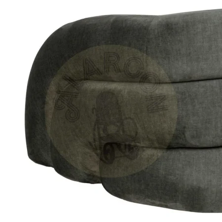 Sillón tapizado en tejido verde para salón con estructura de madera contrachapada y foam densidad 25kg 100x84x58cm - Ixia - 611325IX - foto-secundaria-7