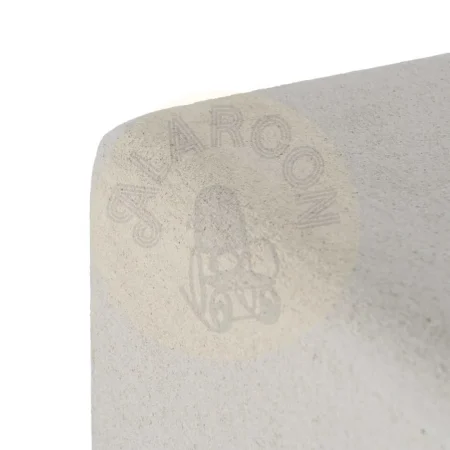 Estantería blanca en DM acabado poroso granulado con patas de 12cm 80x38x170cm - Ixia - 611345IX - foto-secundaria-1