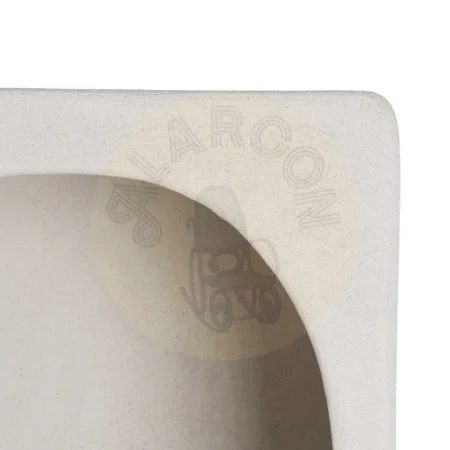 Estantería blanca en DM acabado poroso granulado con patas de 12cm 80x38x170cm - Ixia - 611345IX - foto-secundaria-6