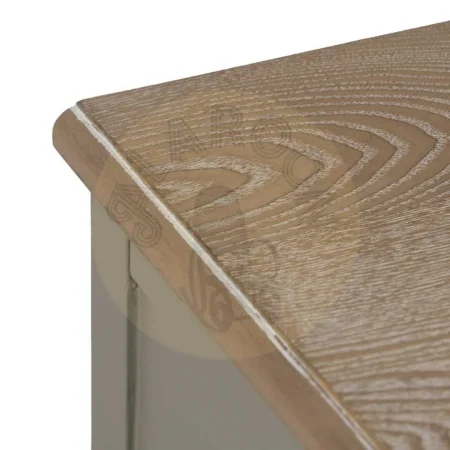 Mesita taupe en madera de abeto y DM con cajón 66x40x76cm - Ixia - 611393IX - foto-secundaria-2