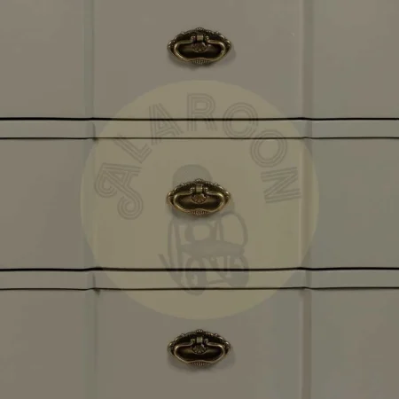 Mesita taupe en madera de abeto y DM con cajón 66x40x76cm - Ixia - 611393IX - foto-secundaria-3