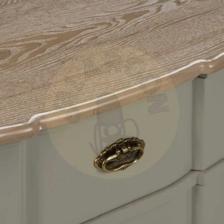 Mesita taupe en madera de abeto y DM con cajón 66x40x76cm - Ixia - 611393IX - foto-secundaria-6