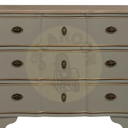 Cómoda taupe en madera de abeto y DM con cajones amplios 100x50x80cm - Ixia - 611394IX - foto-secundaria-3