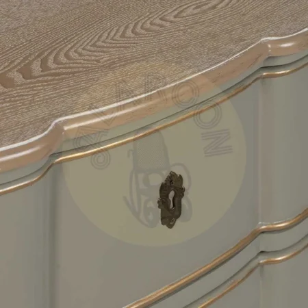 Cómoda taupe en madera de abeto y DM con cajones amplios 100x50x80cm - Ixia - 611394IX - foto-secundaria-6