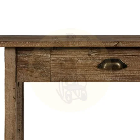 Consola de madera de abeto natural con cajón y hueco 90x34.50x81cm - Ixia - 611395IX - foto-secundaria-3