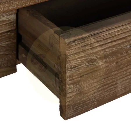Consola de madera de abeto natural con cajón y hueco 90x34.50x81cm - Ixia - 611395IX - foto-secundaria-4