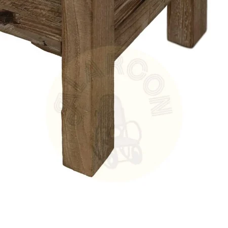 Consola de madera de abeto natural con cajón y hueco 90x34.50x81cm - Ixia - 611395IX - foto-secundaria-9