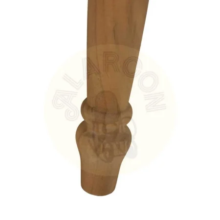 Mesa de centro reloj natural en DM y madera de abeto 80x80x41cm - Ixia - 611411IX - foto-secundaria-7