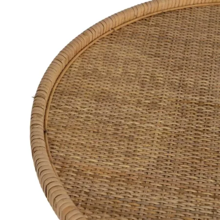 Mesa auxiliar en ratán natural para salón 60x60x71cm - Ixia - 611417IX - foto-secundaria-2