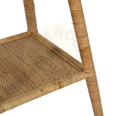 Mesa auxiliar en ratán natural para salón 60x60x71cm - Ixia - 611417IX - foto-secundaria-4