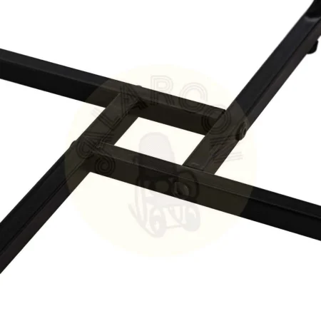Mesa de centro marrón en DM y metal 50x50x38cm - Ixia - 611445IX - foto-secundaria-5