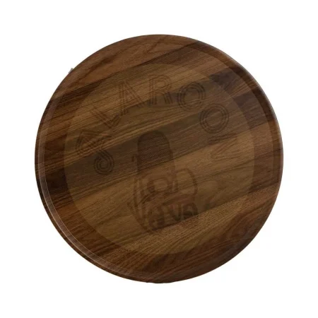Mesa de centro marrón en DM y metal 50x50x38cm - Ixia - 611445IX - foto-secundaria-6