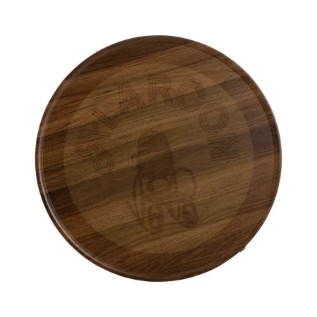 Mesa de centro marrón en DM y metal para salón 60x60x45cm - Ixia - 611446IX - foto-secundaria-3