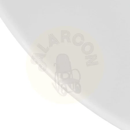 Mesa auxiliar plegable en acero blanco 70x70x72cm - Ixia - 611564IX - foto-secundaria-2