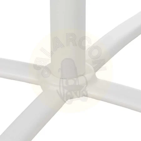 Mesa auxiliar plegable en acero blanco 70x70x72cm - Ixia - 611564IX - foto-secundaria-7