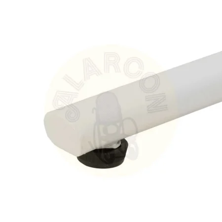 Mesa auxiliar plegable en acero blanco 70x70x72cm - Ixia - 611564IX - foto-secundaria-9