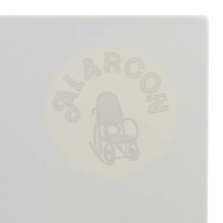 Mesa auxiliar plegable de acero blanco 70x70x74cm - Ixia - 611567IX - foto-secundaria-3