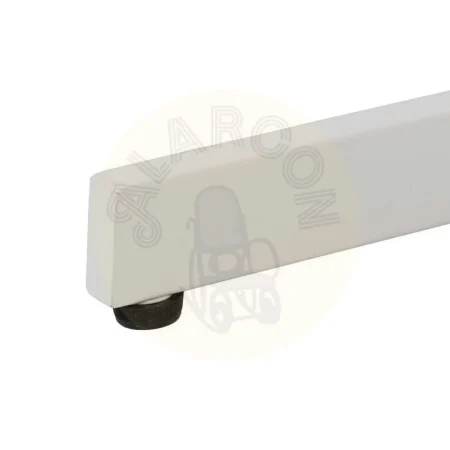 Mesa auxiliar plegable de acero blanco 70x70x74cm - Ixia - 611567IX - foto-secundaria-9