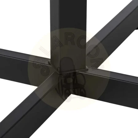 Mesa auxiliar plegable de acero color antracita 70x70x74cm - Ixia - 611568IX - foto-secundaria-7