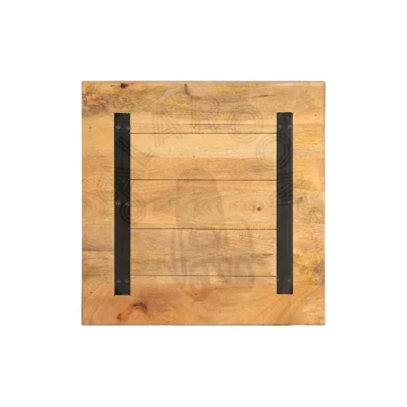 Tablero cuadrado para mesa en madera de mango acabado natural superficie irregular 60x60x3cm - Ixia - 611699IX - foto-secundaria-1