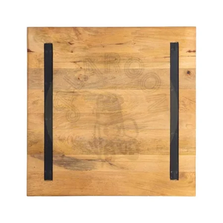 Tablero cuadrado para mesa en madera de mango superficie irregular natural 80x80x3cm - Ixia - 611701IX - foto-secundaria-1