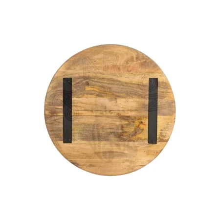Tablero para mesa redondo en madera de mango acabado natural superficie irregular 60x60x3cm - Ixia - 611702IX - foto-secundaria-1
