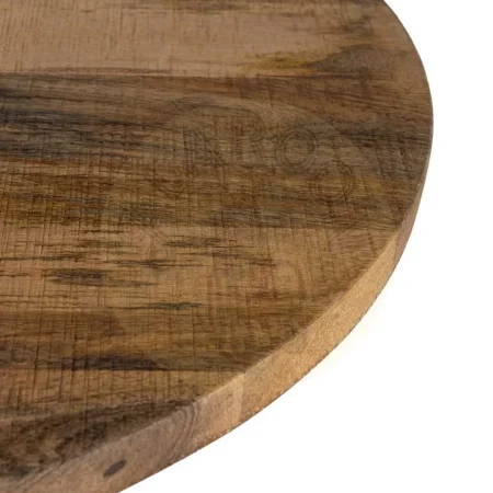 Tablero redondo en listones para mesa en madera de mango superficie irregular 80x80x3cm - Ixia - 611704IX - foto-secundaria-2
