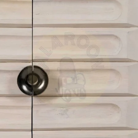Aparador blanco rozado en madera de mango y hierro - Ixia 152x41x92cm - Ixia - 612091IX - foto-secundaria-6
