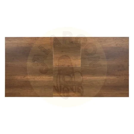 Mesa extensible marrón metal y madera 138x85x76cm - Ixia - 612140IX - foto-secundaria-10