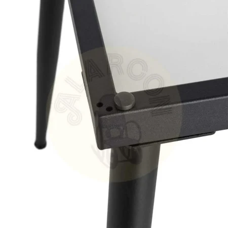Mesa extensible giratoria de metal y madera marrón 90x60x75cm - Ixia - 612143IX - foto-secundaria-5