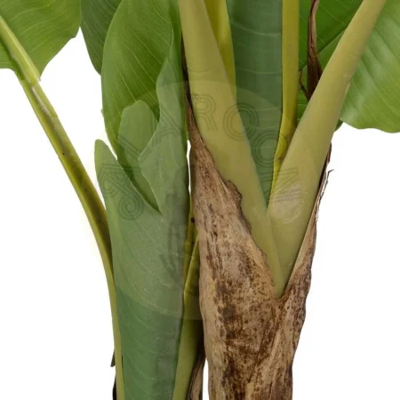 Planta platanero artificial hojas de polietileno tronco de poliuretano macetero de PVC 0x0x150cm - Ixia - 612213IX - foto-secundaria-1