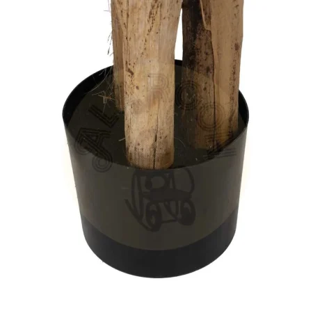Planta platanero artificial hojas de polietileno tronco de poliuretano macetero de PVC 0x0x150cm - Ixia - 612213IX - foto-secundaria-3