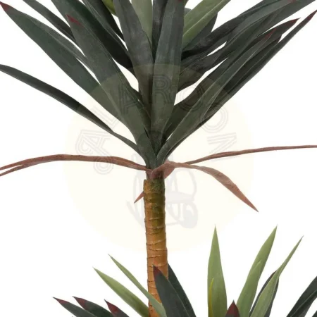 Planta yuca verde en goma con macetero de polipropileno 0x0x125cm - Ixia - 612216IX - foto-secundaria-2