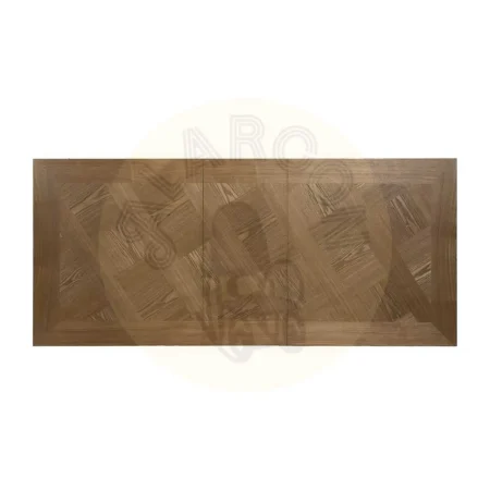 Mesa extensible color natural y negro en DM y metal 160x90x77cm - Ixia - 612357IX - foto-secundaria-11