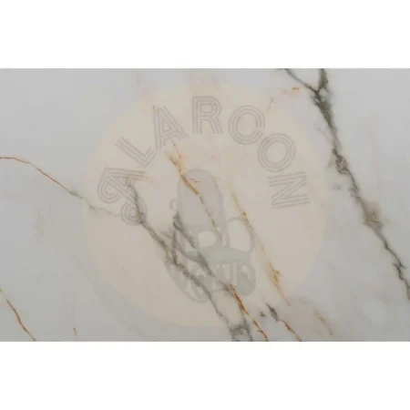 Mesa extensible Marmolada cerámica imitación mármol y cristal con estructura de hierro beige y negro 180x90x76cm - Ixia - 612538IX - foto-secundaria-5