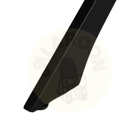 Mesa extensible con tapa de cerámica y cristal sobre estructura de hierro acabado natural y negro 180x90x76cm - Ixia - 612540IX - foto-secundaria-9