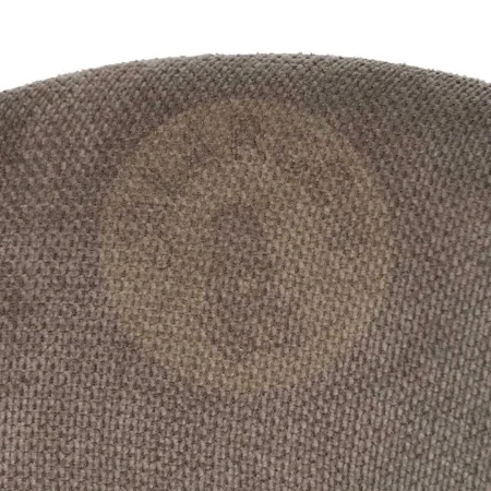 Silla tapizada en tejido poliéster color taupe con patas de metal 66x60x79cm - Ixia - 612544IX - foto-secundaria-5