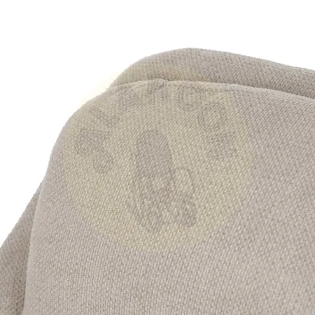 Sillón beige en tejido poliéster con patas metálicas 69x73x79cm - Ixia - 612549IX - foto-secundaria-5