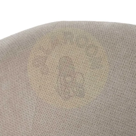 Sillón beige tapizado en tejido poliéster con patas metálicas 77x72x68cm - Ixia - 612551IX - foto-secundaria-5